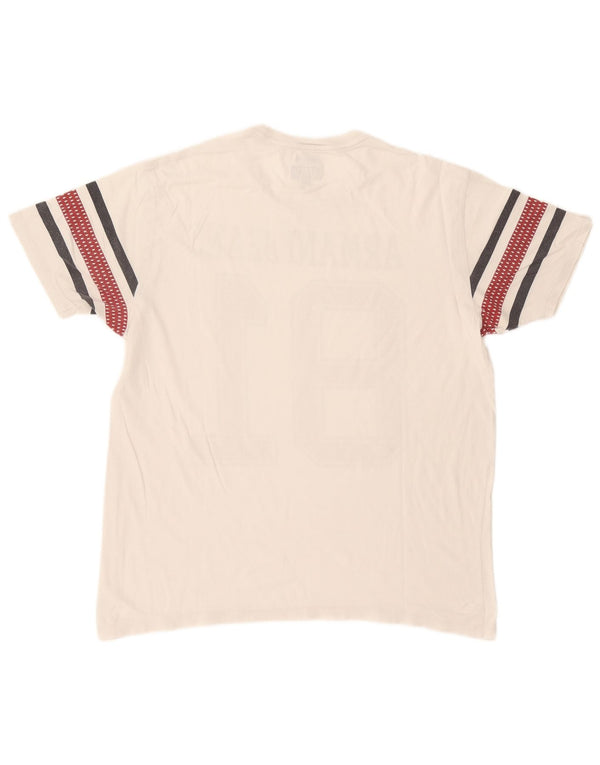 Męski T-shirt Armani Jeans Regular Graphic Top XL Biały