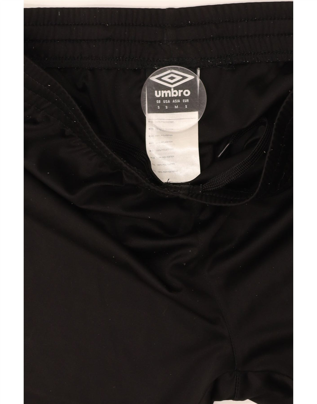 Męskie spodenki sportowe UMBRO, małe, czarne, poliestrowe