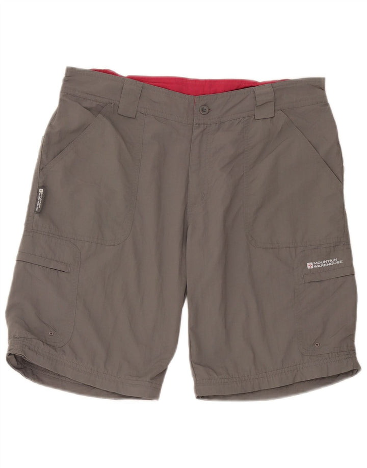 Damskie spodenki cargo Mountain Warehouse UK 14, duże, W34, szary nylon