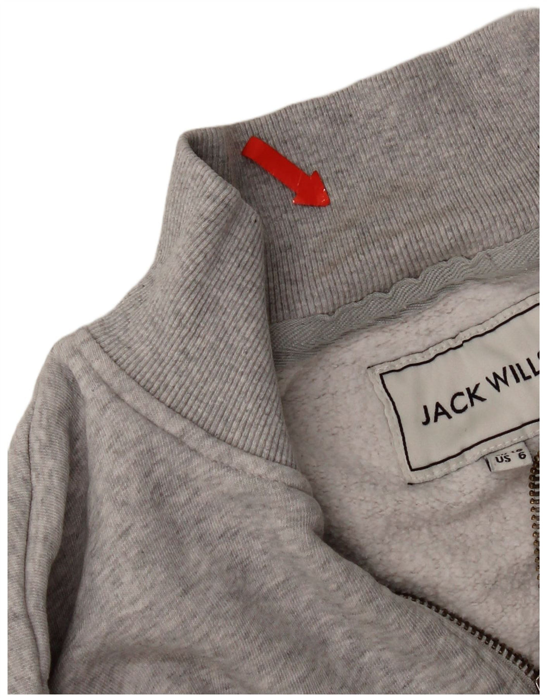 Damska bluza dresowa Jack Wills Crop Oversize UK 10 Small Grey