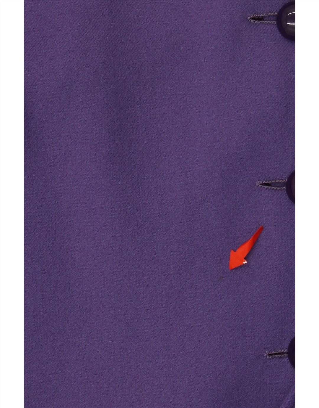 Damska marynarka zapinana na 4 guziki VINTAGE UK 16, duża fioletowa