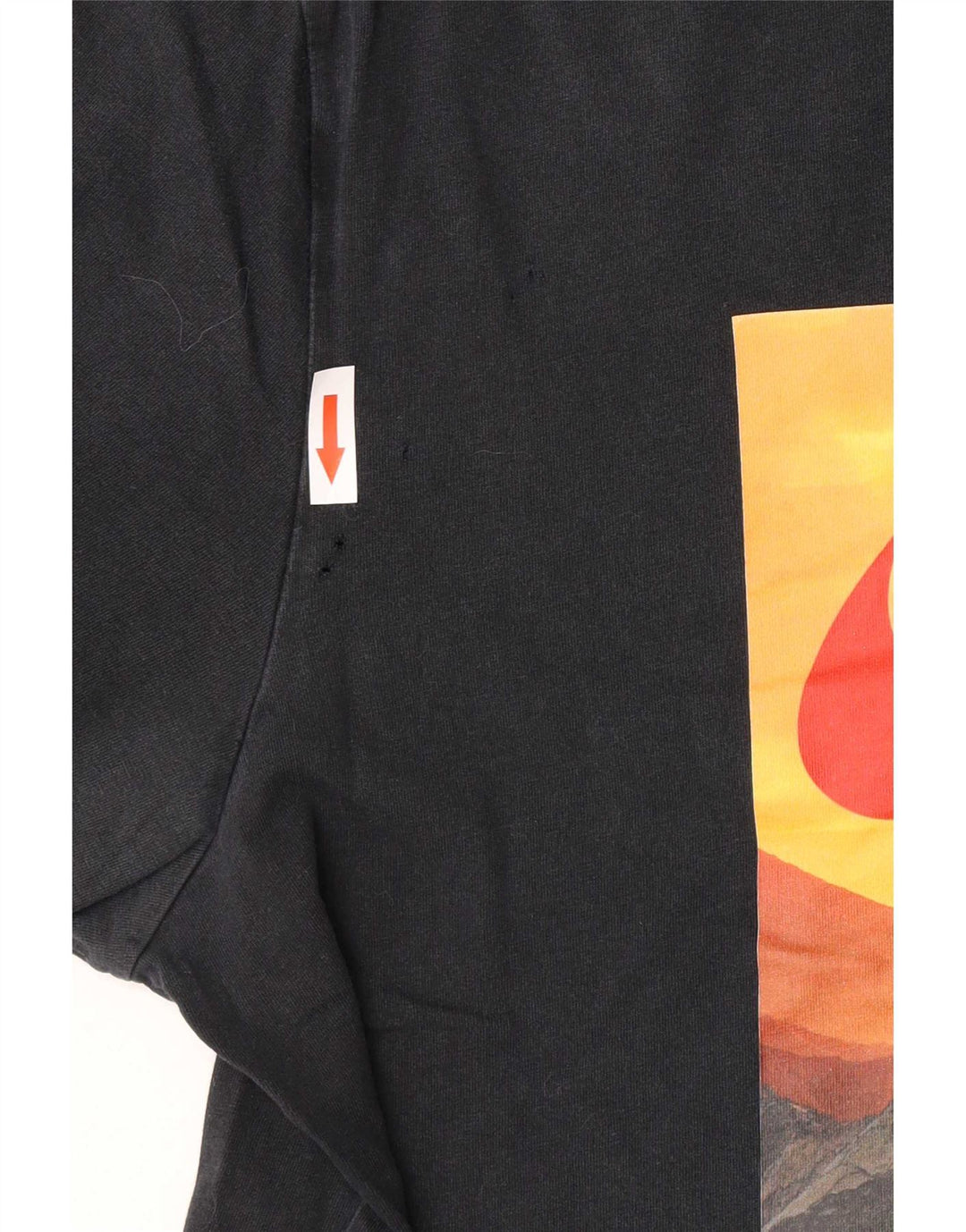 Męski T-shirt z grafiką Nike, średni czarny, bawełniany