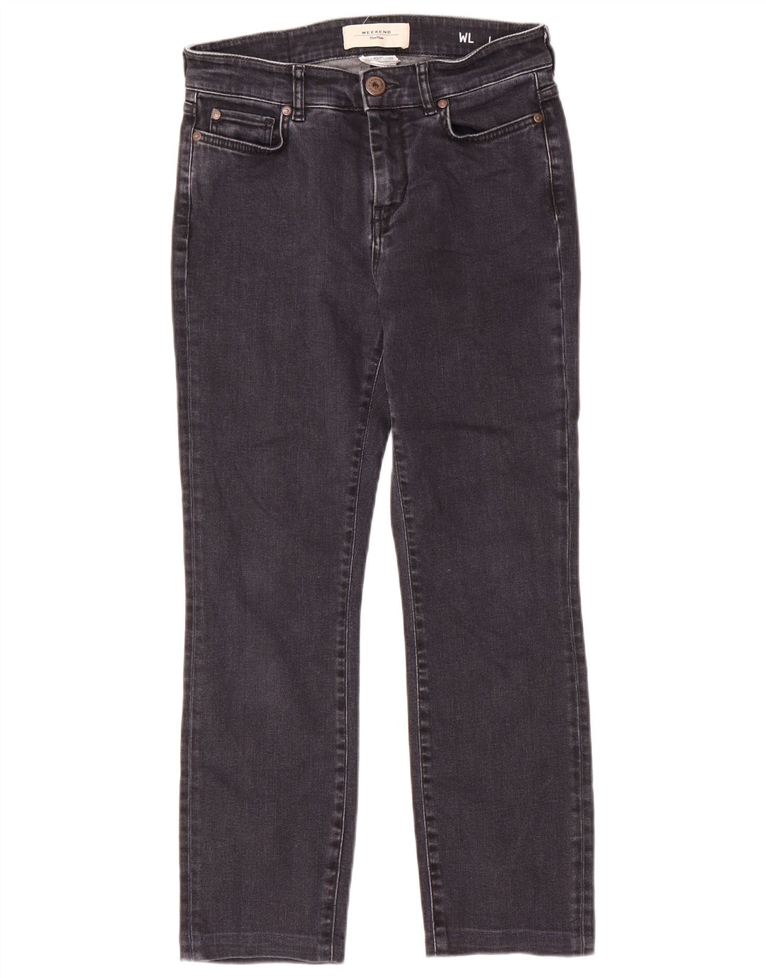 Damskie jeansy Max Mara Weekend Cropped W28 L25 Szare