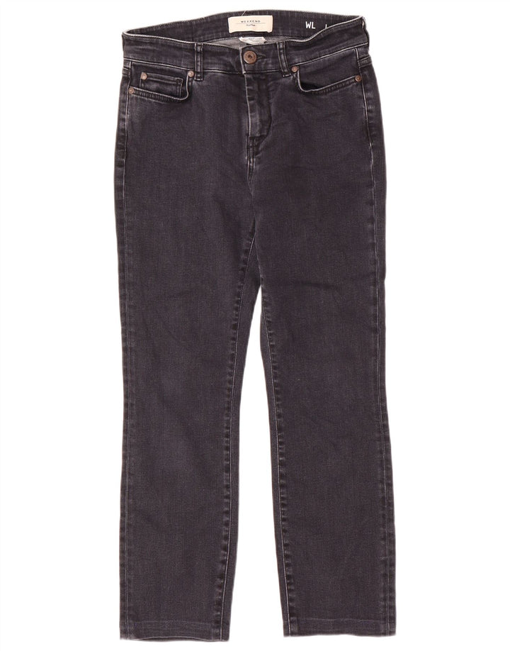 Damskie jeansy Max Mara Weekend Cropped W28 L25 Szare