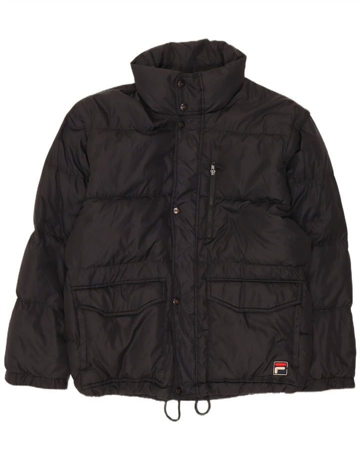 Męska ocieplana kurtka Fila IT 52 XL Czarny poliamid