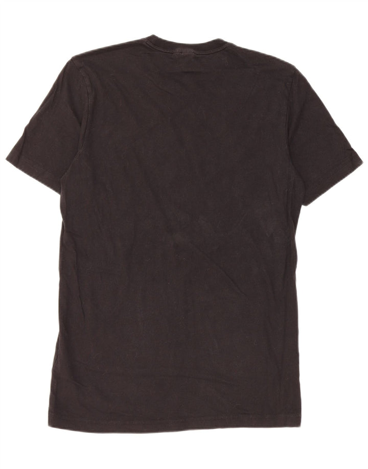 Męska koszulka z grafiką Adidas, mała, czarna, bawełniana