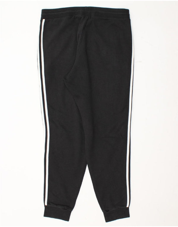ADIDAS Mens Tracksuit Trousers Joggers Large  Black Cotton