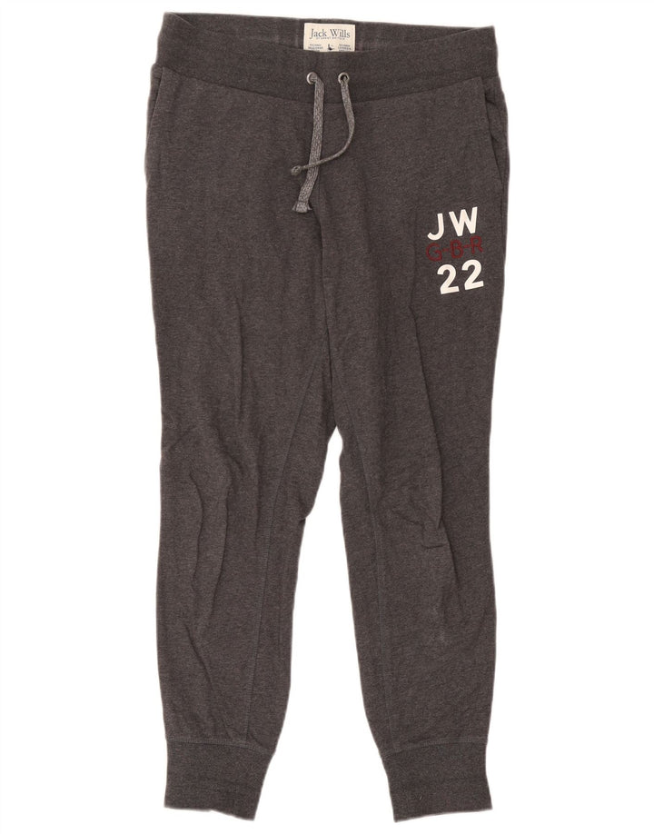 Damskie spodnie dresowe Jack Wills Graphic Joggers UK 12 Medium Grey