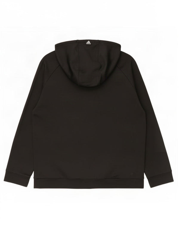 Męska bluza z kapturem Adidas Graphic XL Czarny poliester