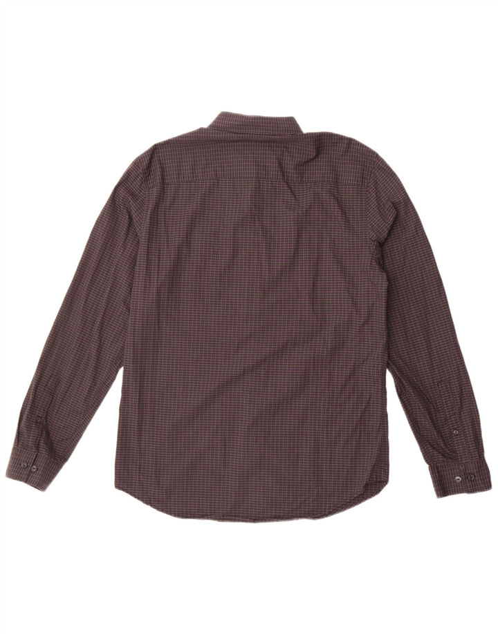 Koszula męska Calvin Klein Slim Fit, bawełniana w średnią szarą kratkę