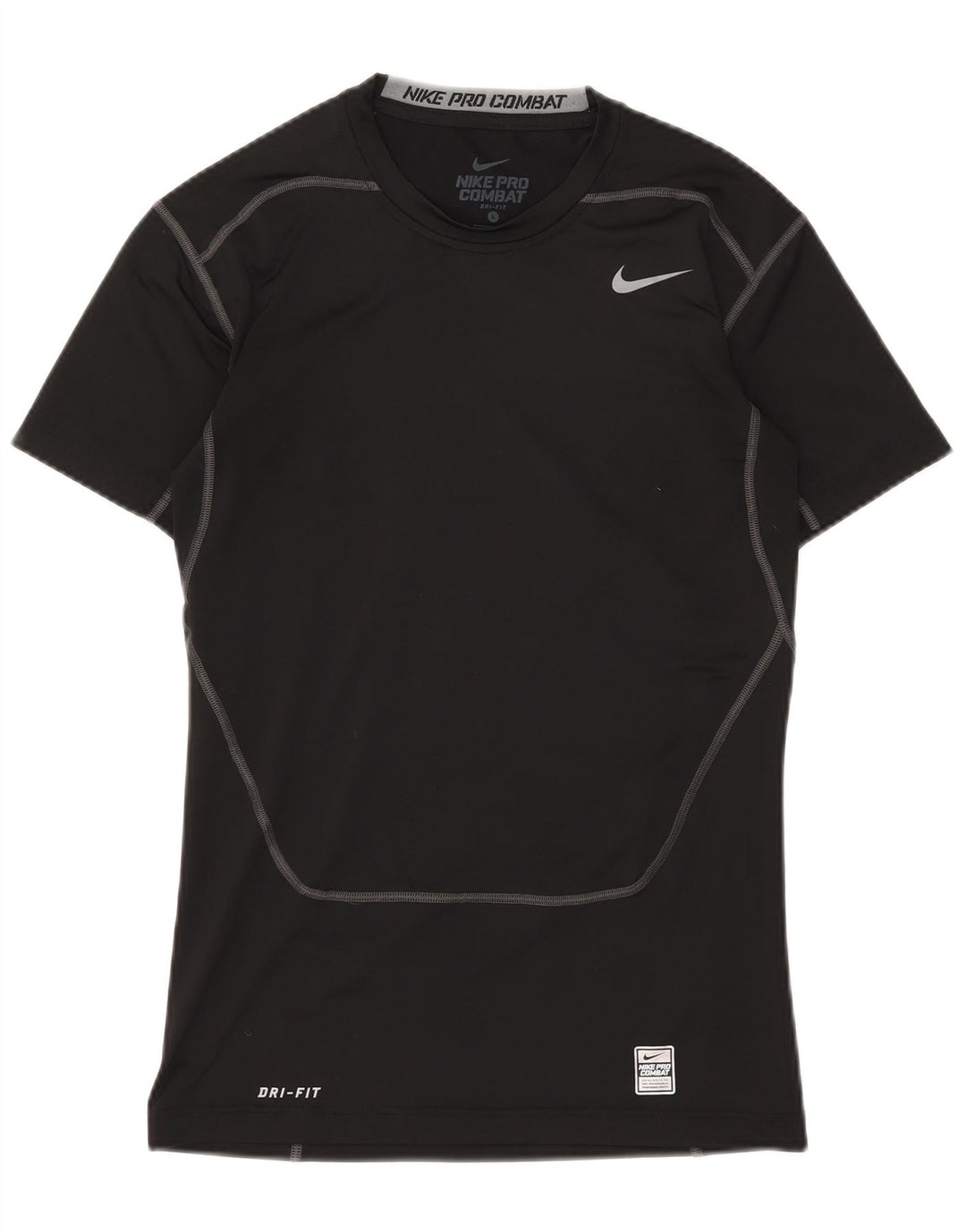 Męski T-shirt NIKE Dri Fit z grafiką, duży, czarny