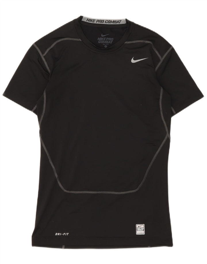 Męski T-shirt NIKE Dri Fit z grafiką, duży, czarny