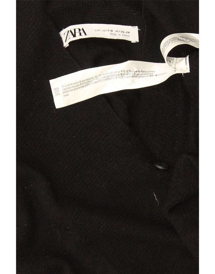 Damski sweter oversize Zara UK 10 Small Black Wełna