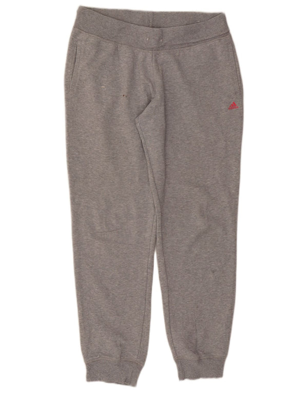 Adidas Damskie Climalite Dresowe Spodnie Joggers UK 12/14 Średni Szary