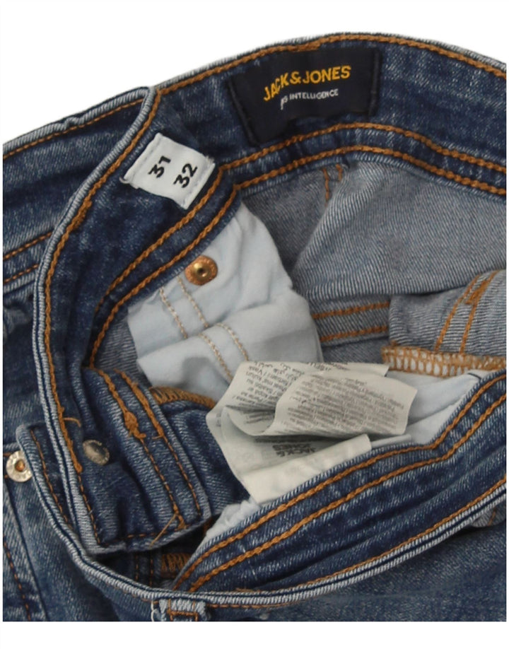 Męskie jeansy Jack & Jones GLENN Slim W31 L32 Niebieska bawełna
