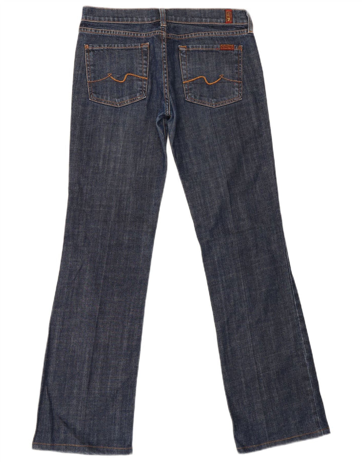 Damskie jeansy Bootcut 7 For All Mankind W29 L32 Niebieska bawełna