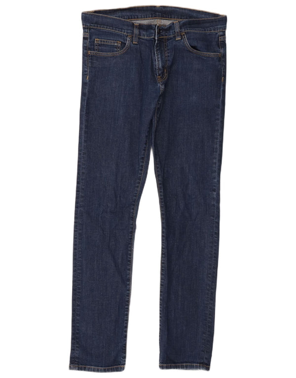 Męskie jeansy Skinny Carhartt W31 L32 Niebieskie bawełniane
