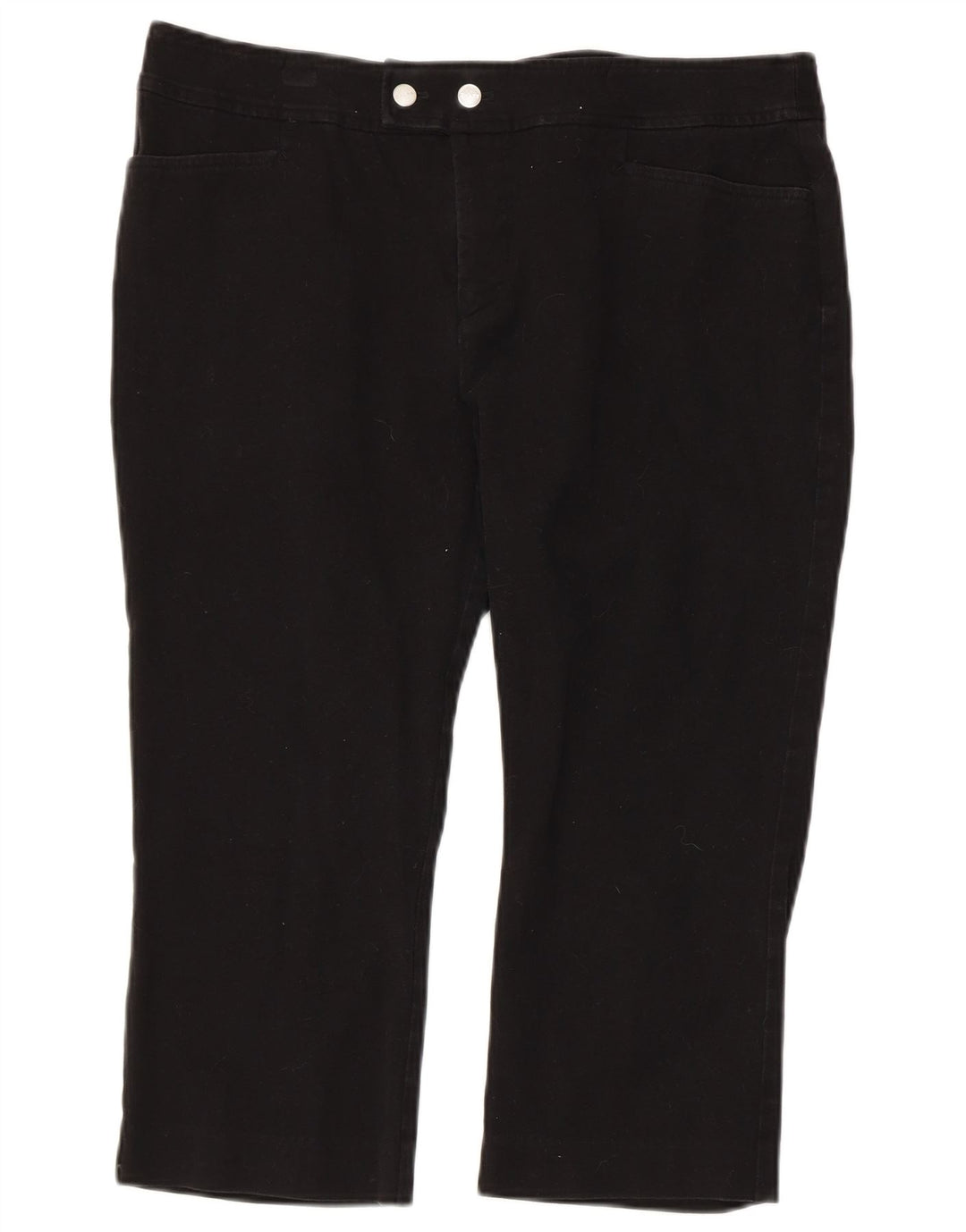 Damskie bermudy CHAPS Petite US 14 XL W34, czarna bawełna
