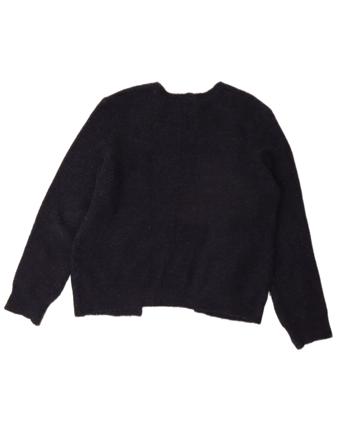 Damski sweter oversize Fat Face z otwartym kardiganem UK 8, mały, granatowy