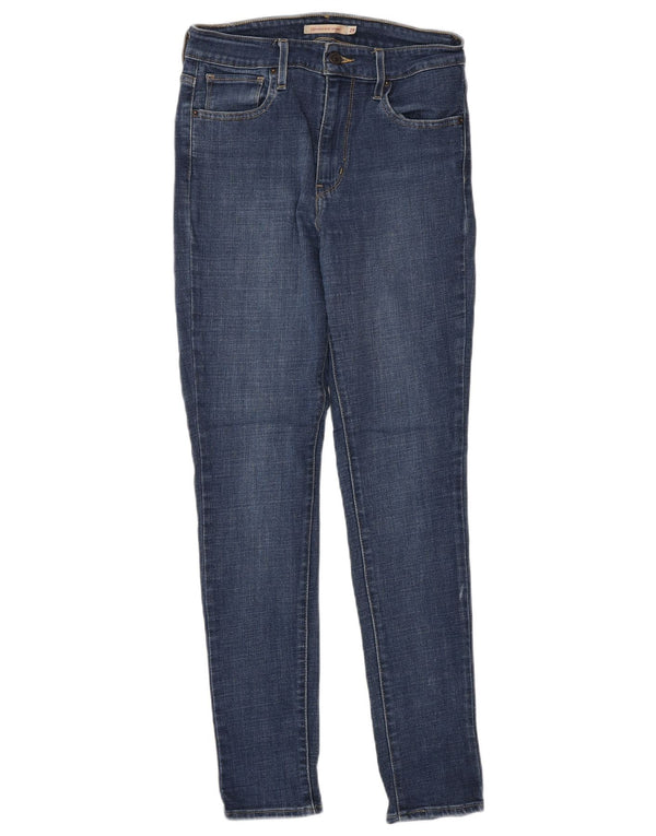 Damskie jeansy Levi's 721 z wysokim stanem W29 L30 Niebieska bawełna