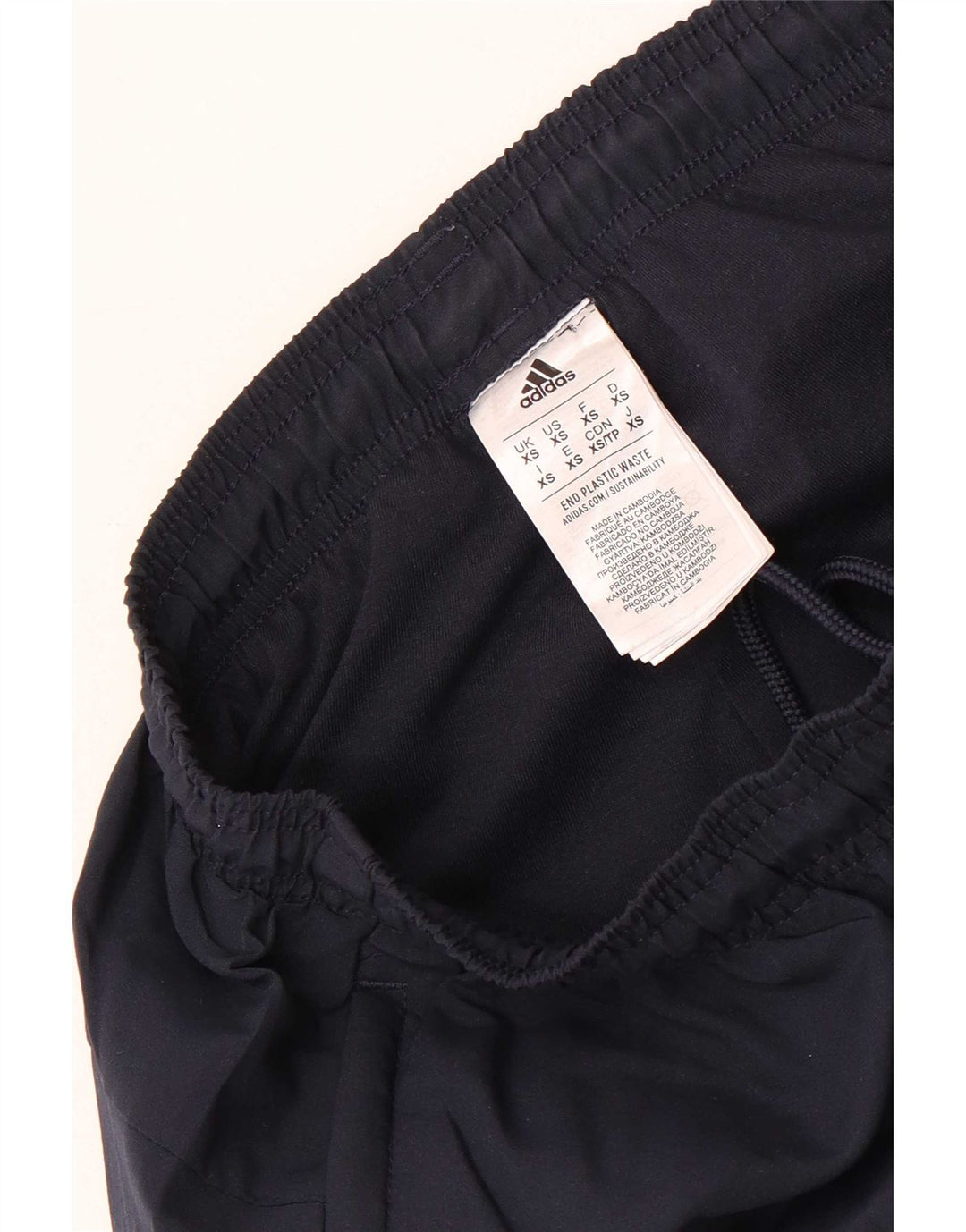 Adidas Męskie spodnie dresowe Joggers XS Granatowy poliester