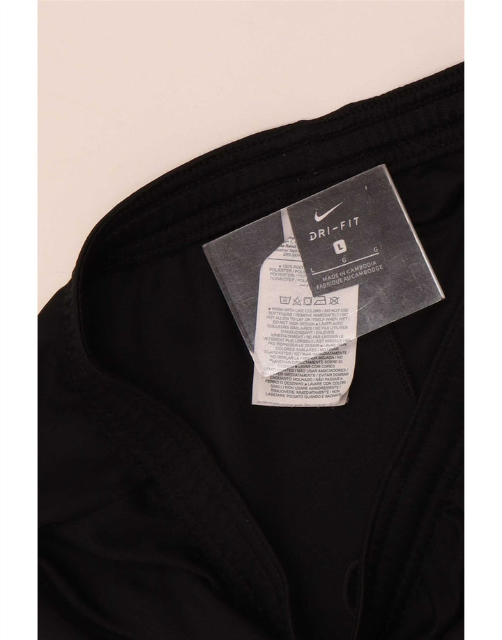 Męskie spodenki sportowe Nike Dri Fit, duże, czarne, poliestrowe
