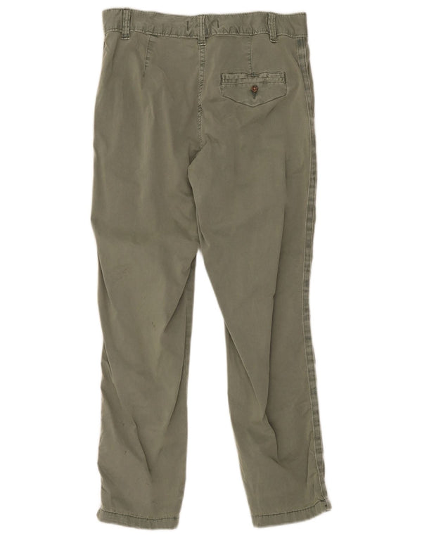 Spodnie damskie Marks & Spencer Straight Chino UK 10 Small W30 L26 Khaki