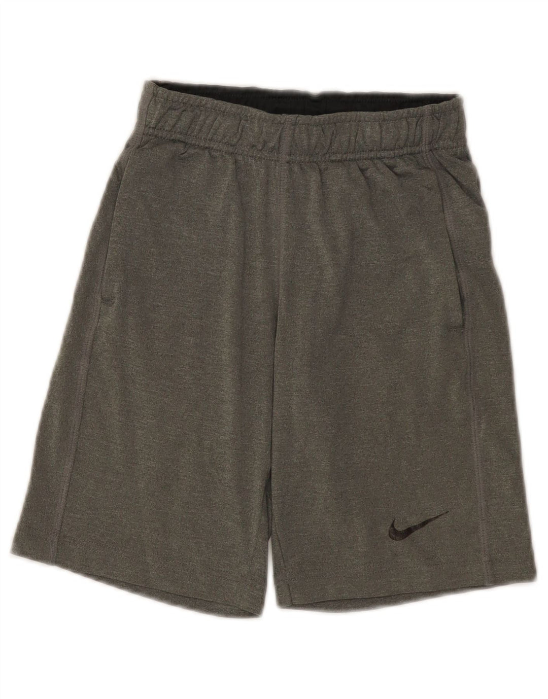 Chłopięce spodenki sportowe Nike Dri Fit, 6-7 lat XS, szary poliester