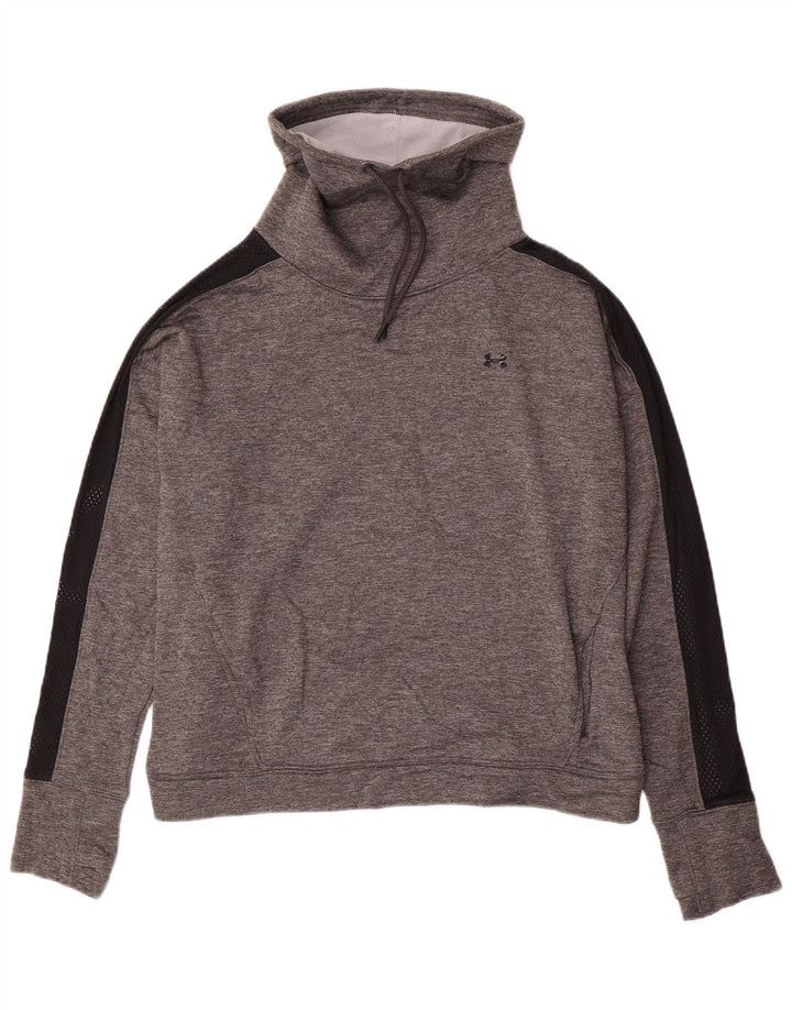 Damski sweter o luźnym kroju Under Armour UK 16, duży, szary poliester