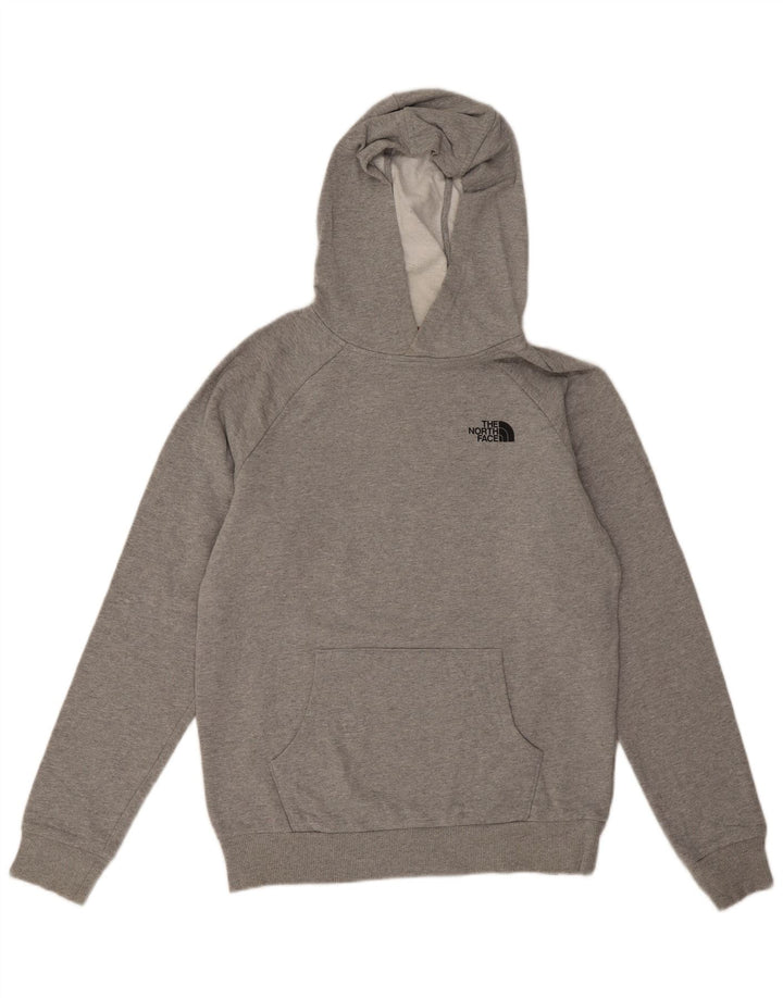 Męski sweter z kapturem The North Face, średnioszary, bawełniany