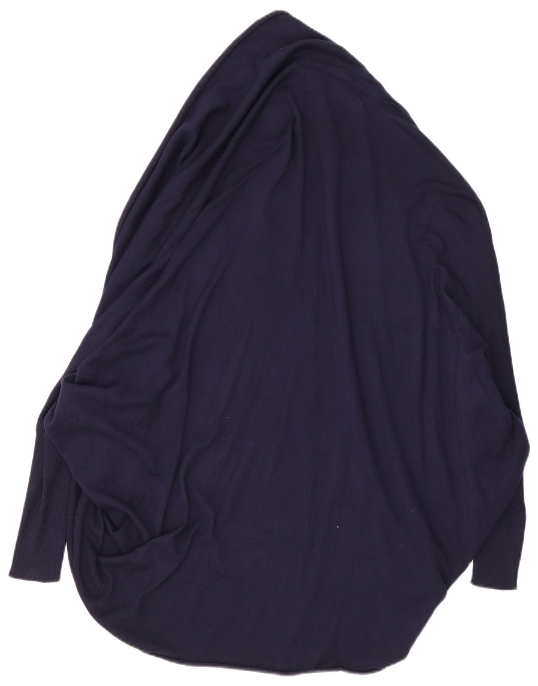 Damski sweter o przedłużonym kroju, oversize'owym, UK 14, średni granatowy