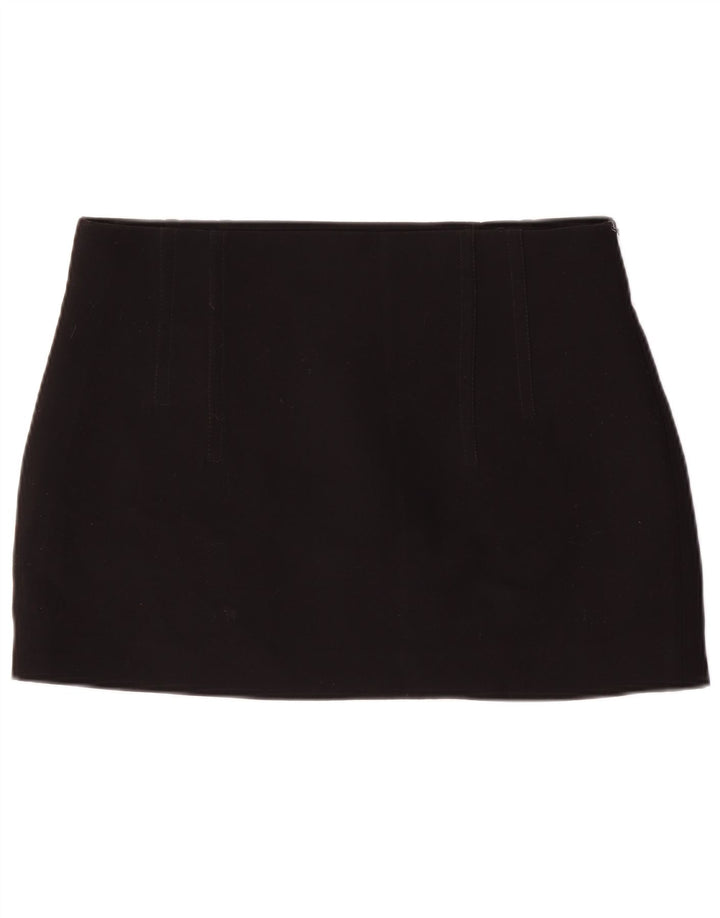 Damska mini spódniczka Zara XL W34 Czarny poliester