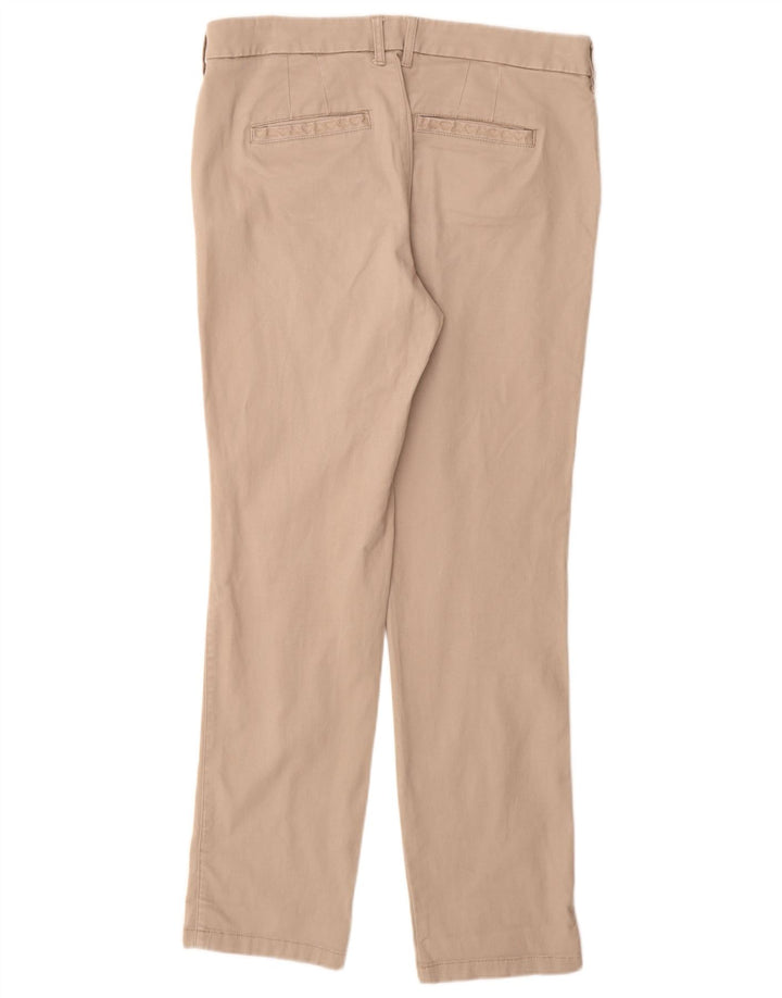 Spodnie damskie WHITE STUFF Chino UK 14 Large W32 L30 Beżowa bawełna