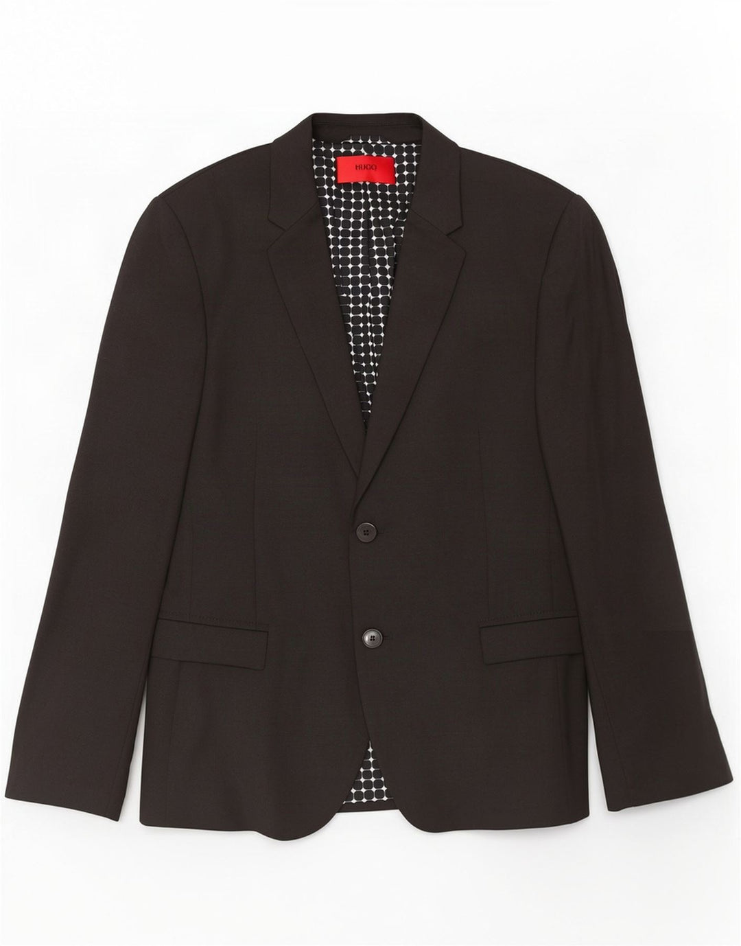 Męska marynarka zapinana na 2 guziki Hugo Boss EU 44 XS Czarna