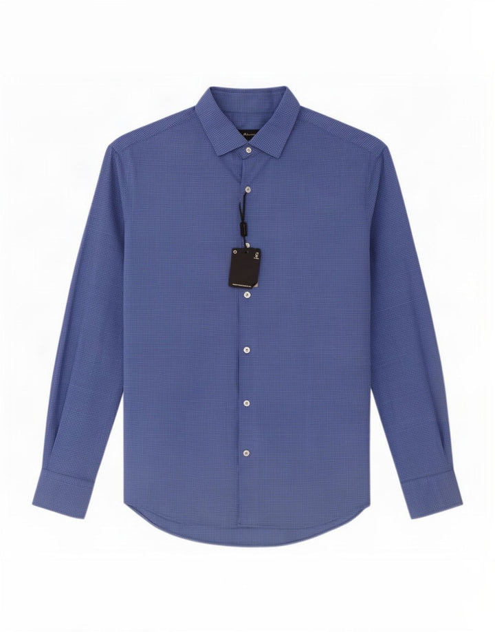 Koszula męska Massimo Dutti XL, bawełniana w niebieską kratkę