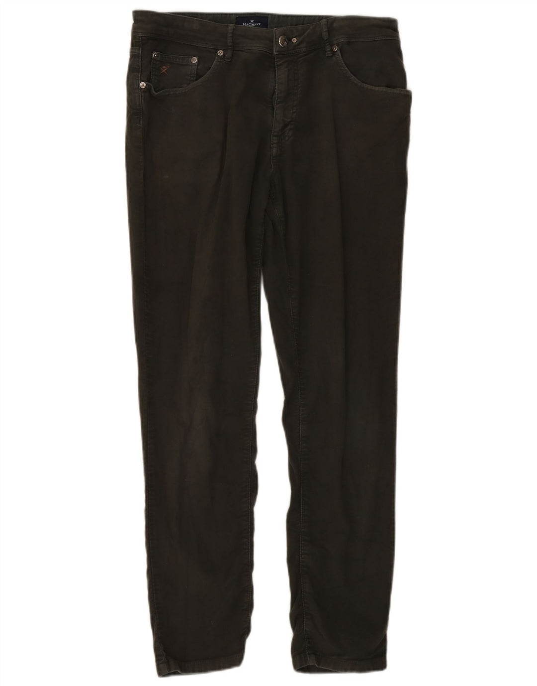 Męskie spodnie typu slim casual Hackett W34 L30, bawełna khaki