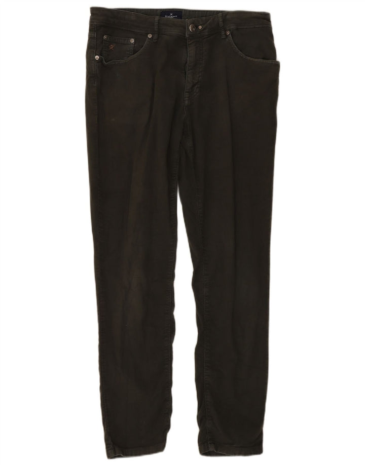 Męskie spodnie typu slim casual Hackett W34 L30, bawełna khaki