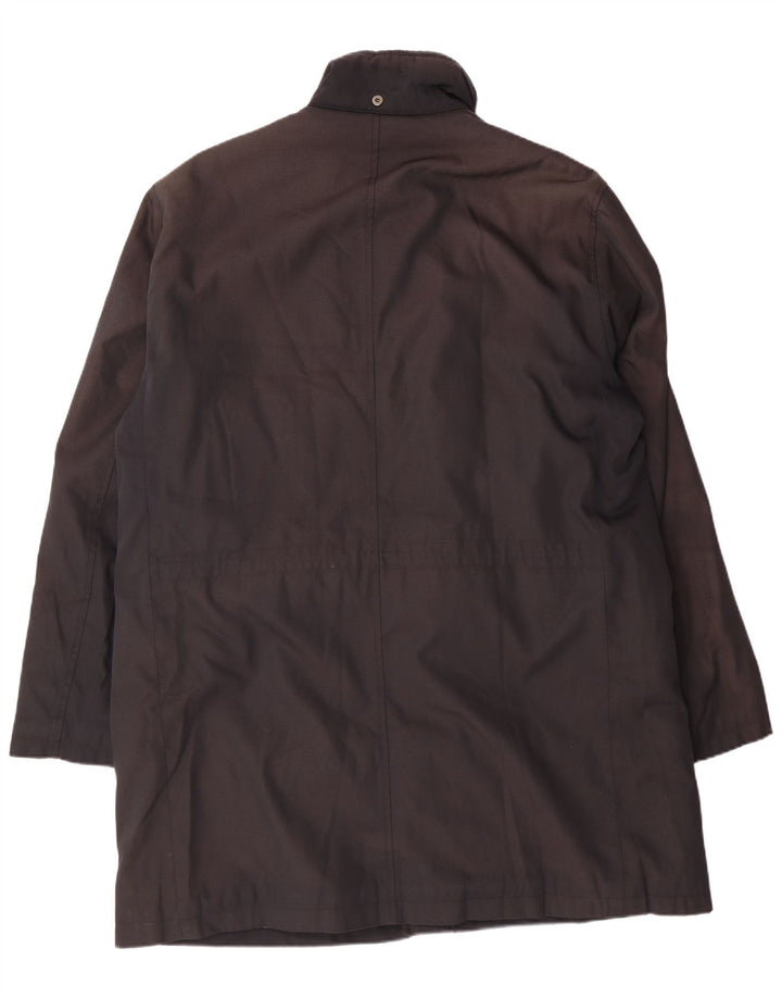 Płaszcz męski BURBERRY UK 40, duży, czarny, klasyczny, poliamidowy