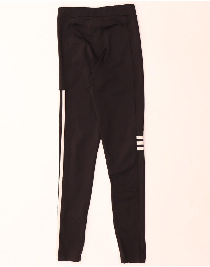 Legginsy damskie Adidas UK 4/6 XS, czarny poliester