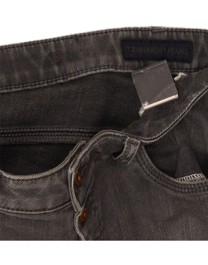 Dżinsy damskie TRUSSARDI W28 L28 Szara bawełna