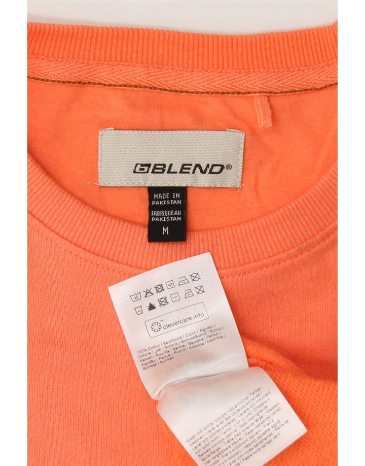 Mieszanka Męska bluza dresowa Średnia pomarańczowa bawełna Tie Dye