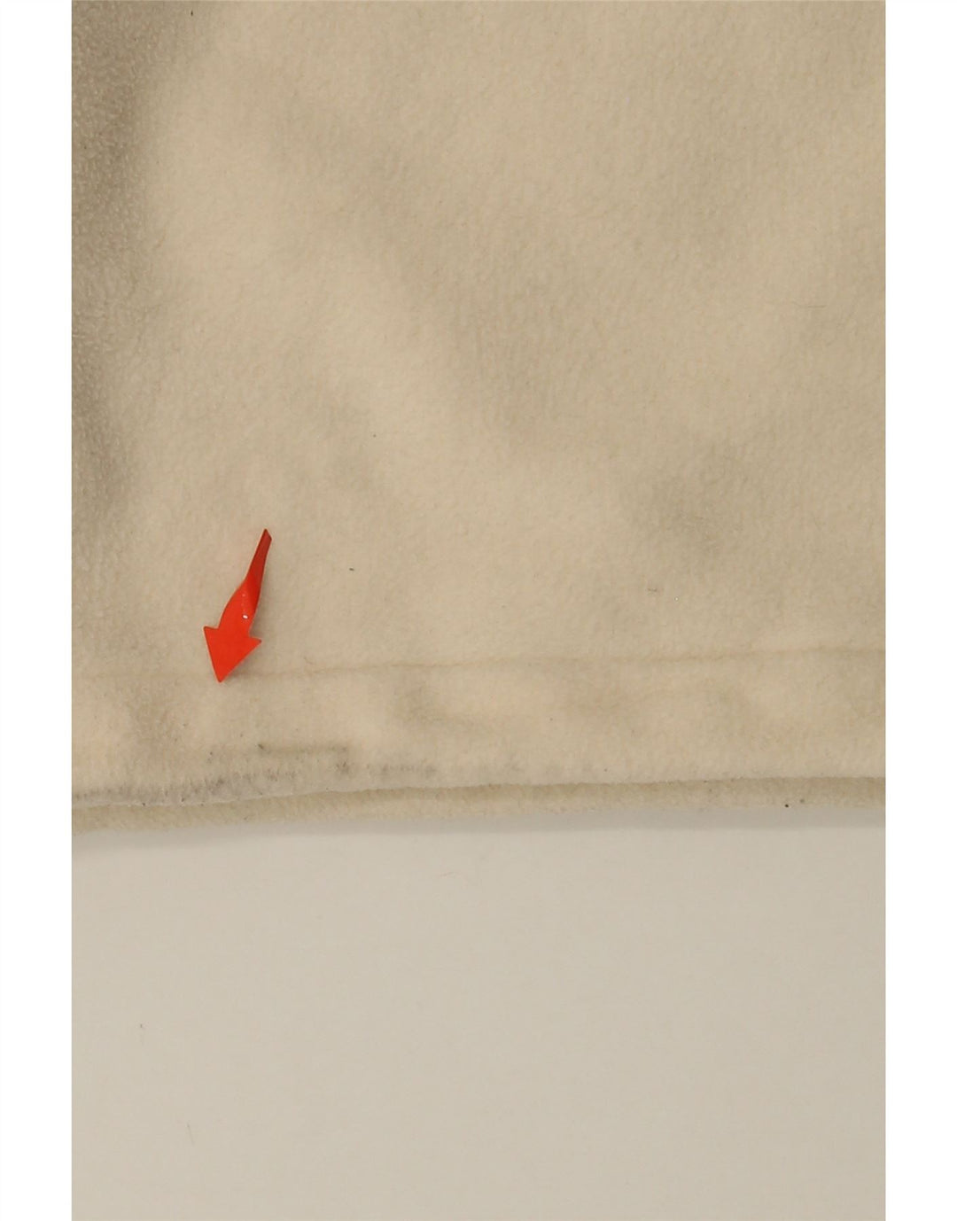 Damski sweter oversize ADIDAS z grafiką i zamkiem błyskawicznym, polar UK 10 Small Beige