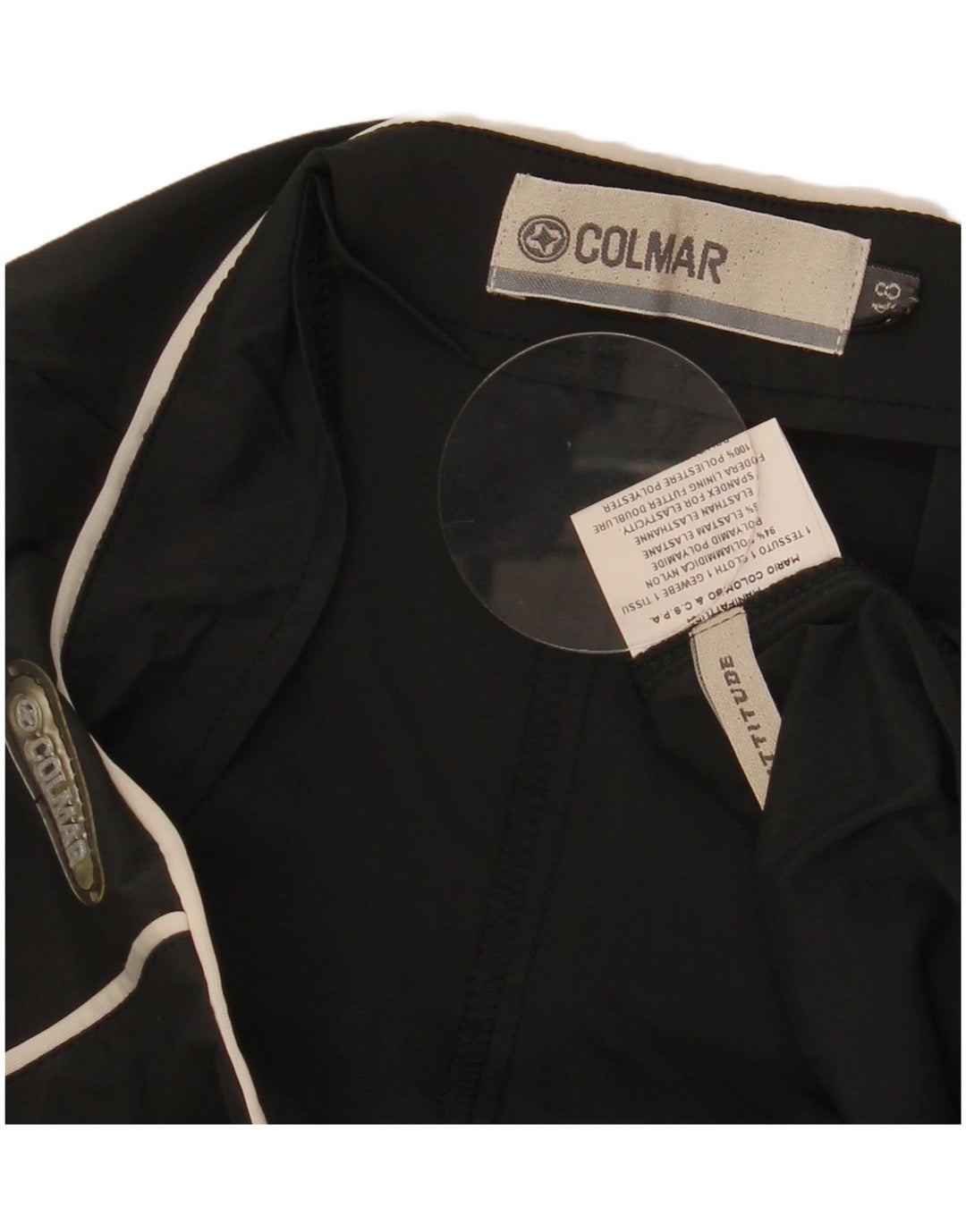 Damskie krótkie spodnie Colmar IT 48 XL W34 L24 Czarny poliamid