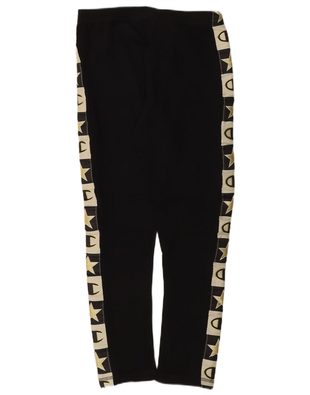 Damskie legginsy Champion Graphic UK 14, średnie, czarne, bawełniane