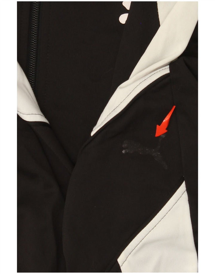 Męska bluza dresowa Puma, duża, czarna, poliestrowa z blokami kolorów