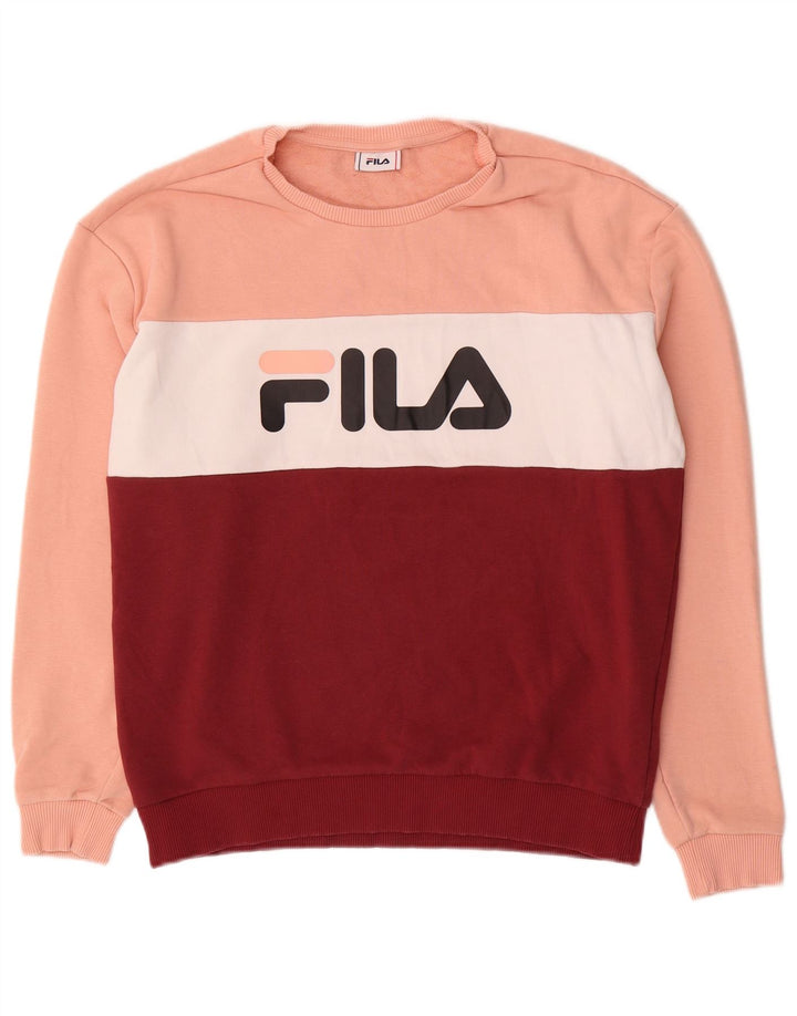 Damska bluza FILA Bluza UK 16, duża, wielobarwna, z blokami kolorów