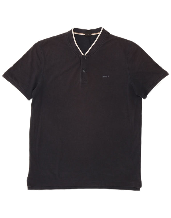 Męska koszulka polo XL Hugo Boss w czarne paski