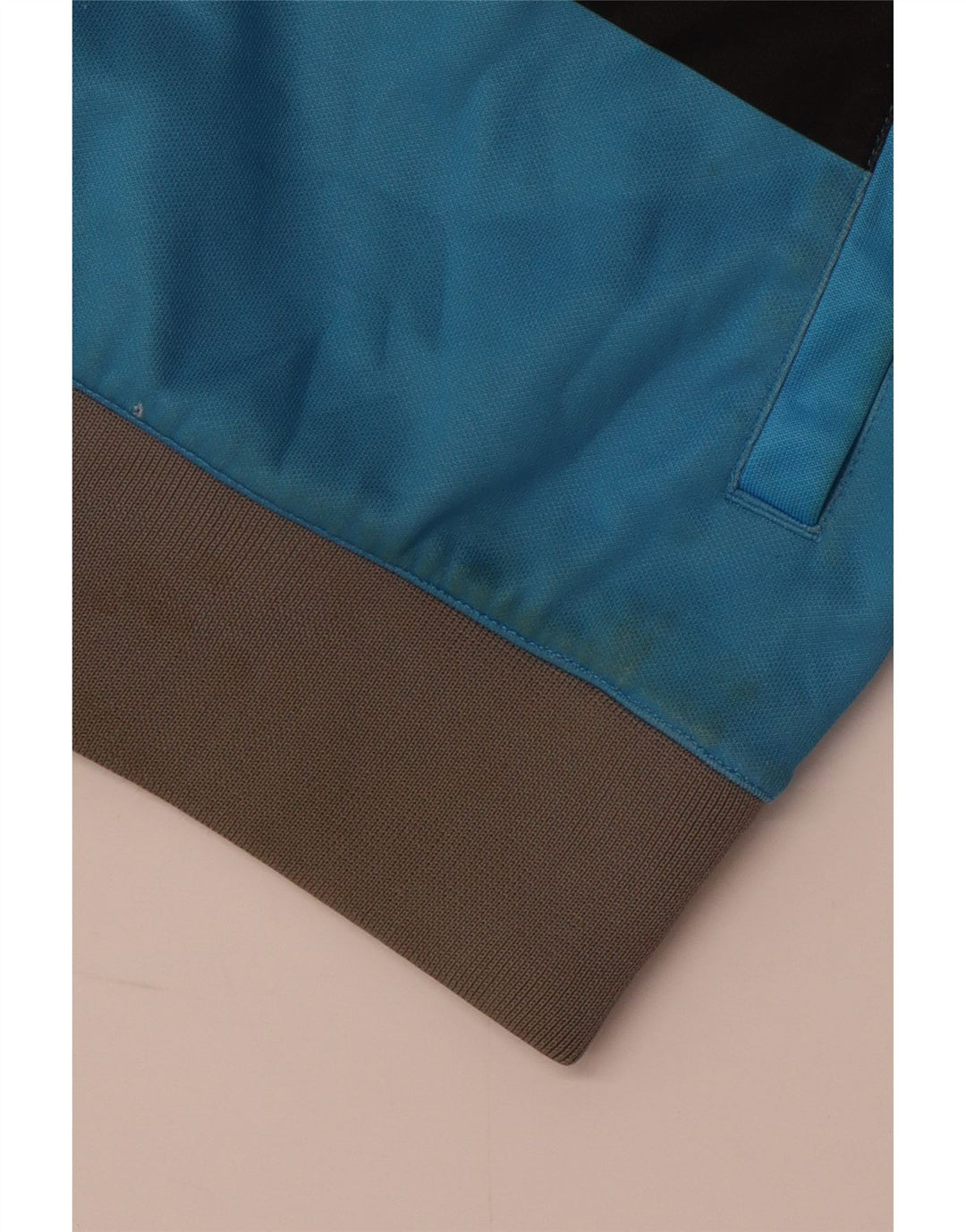 Damska kurtka dresowa QUIKSILVER UK 16, duża niebieska, z blokami kolorów