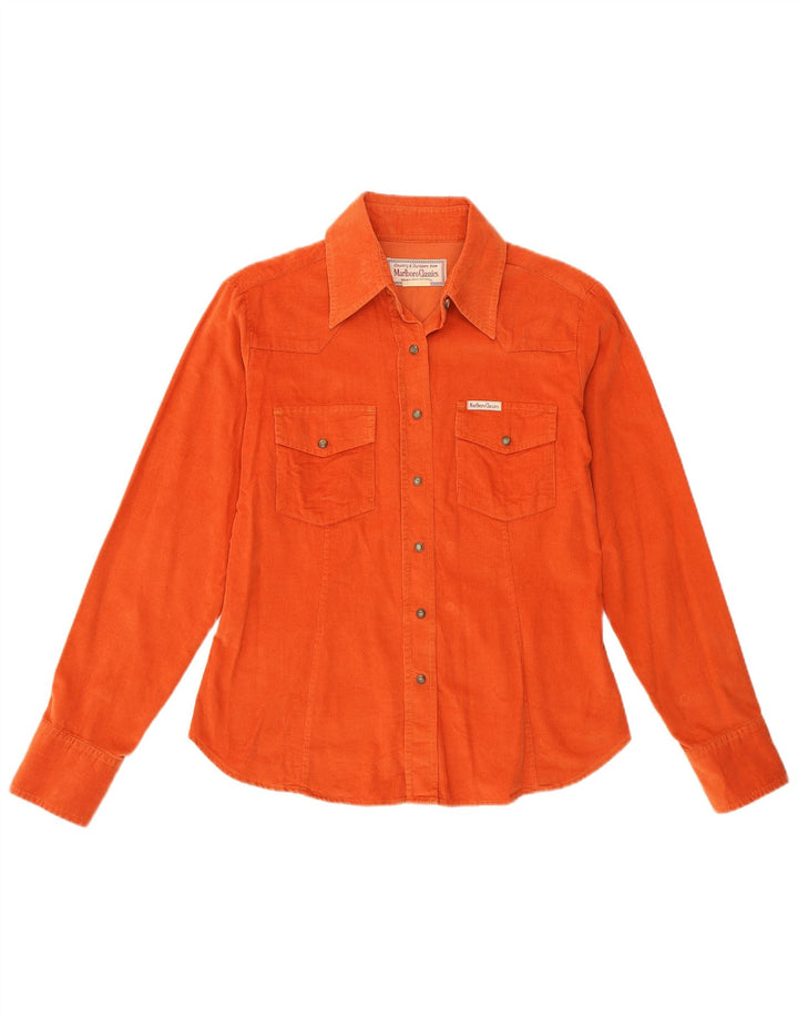 Damska koszula z długim rękawem Marlboro Classics UK 10 Small Orange Classic