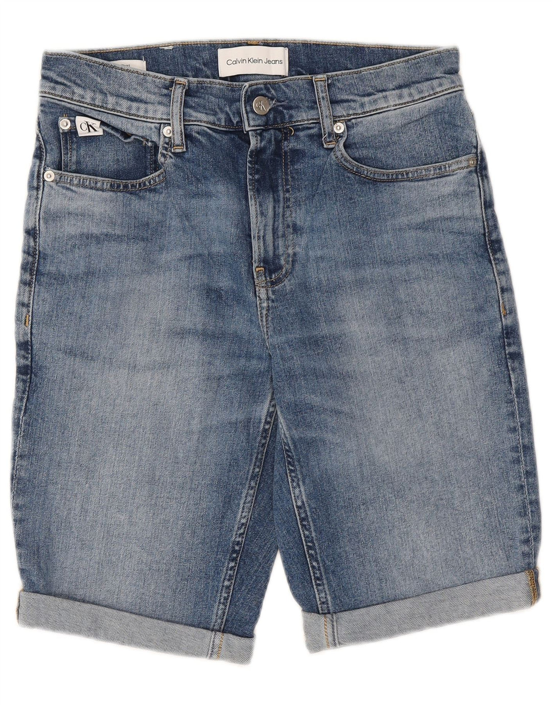 Męskie spodenki jeansowe CALVIN KLEIN W29 Small, niebieskie, bawełniane